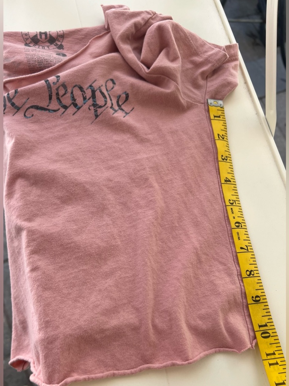 Howitzer We The People Pink Women's Graphic Tee Distressed Patriot Small - Picture 7 of 9